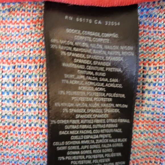 Anthropologie Maeve 4P Sleeveless Fit Flare Dress Chevron Skirt CAROLINA - Picture 8 of 8